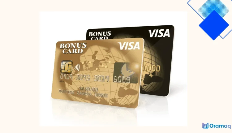 Visa Bonus Card aus der Schweiz, goldene Visa Kreditkarte mit Bonuspunkten und umfassenden Reise- und Shoppingversicherungen