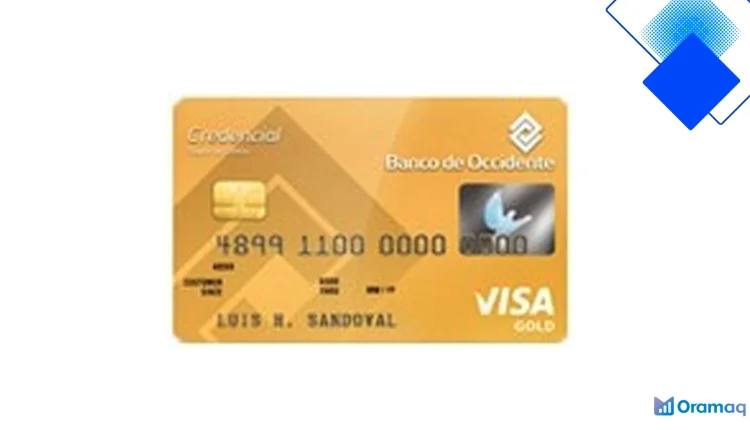 Tarjeta de crédito Credencial Visa Gold Banco de Occidente con cashback, descuentos y asistencia médica en viajes
