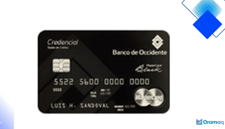 Tarjeta Credencial Mastercard Black del Banco de Occidente, la tarjeta viajera con salas VIP, seguros y compras en cuotas