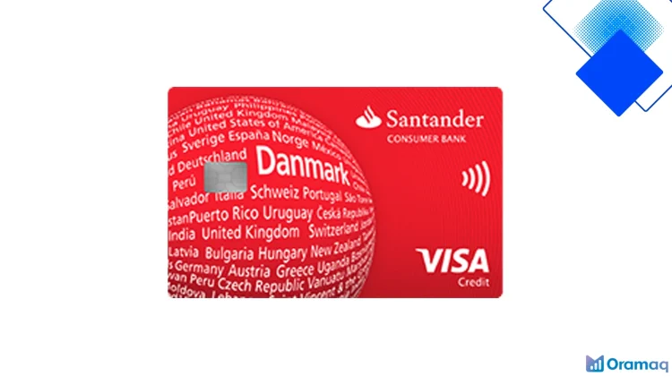 Santander Red Visa kreditkort med lav rente, gebyrfrie kontanthævninger i udlandet og MobilePay