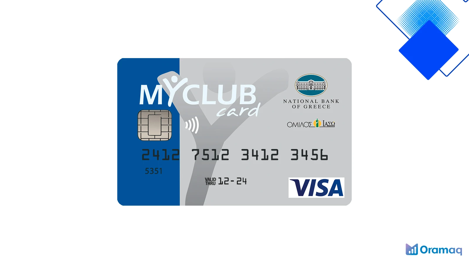 My Club Card Visa για διεθνείς αγορές, ανέπαφες συναλλαγές, ανταμοιβές Go For More και ταξιδιωτική ασφάλιση
