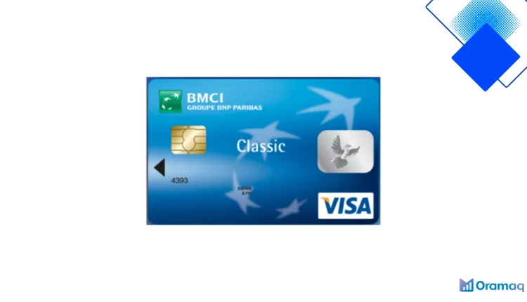 بطاقة فيزا كلاسيك BMCI للسفر والتسوق بالمغرب وبرا سحب مجاني بالدرهم وحماية 3D Secure