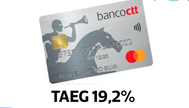Poupe mais com o cartão Banco CTT sem anuidade, 2% de devolução e até 5.000€ de limite