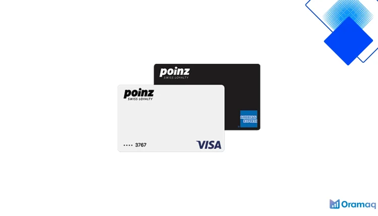 Poinz Swiss Loyalty Visa, kostenlose Kreditkarte in der Schweiz mit Cashback, eBill‑Kompatibilität und umfassendem Versicherungspaket